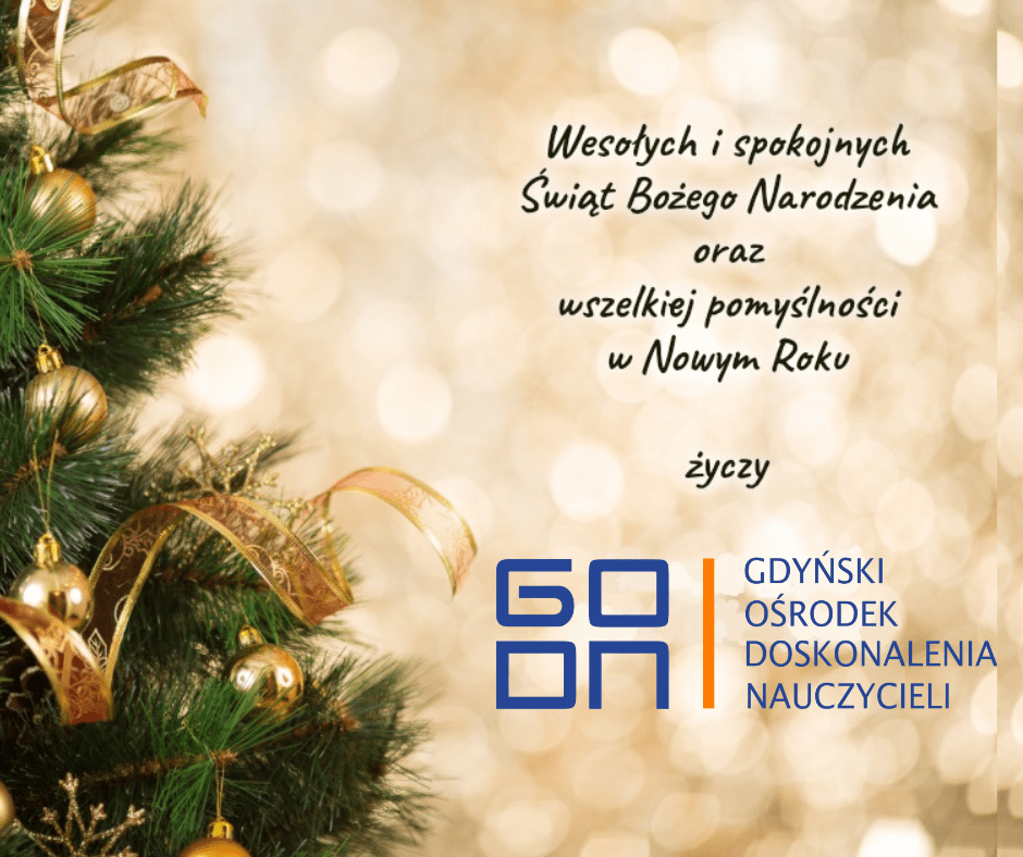 Świąteczne życzenia od GODN – Gdyński Ośrodek Doskonalenia Nauczycieli